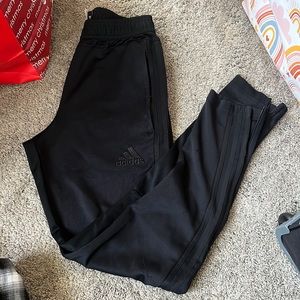 adidas all black joggers